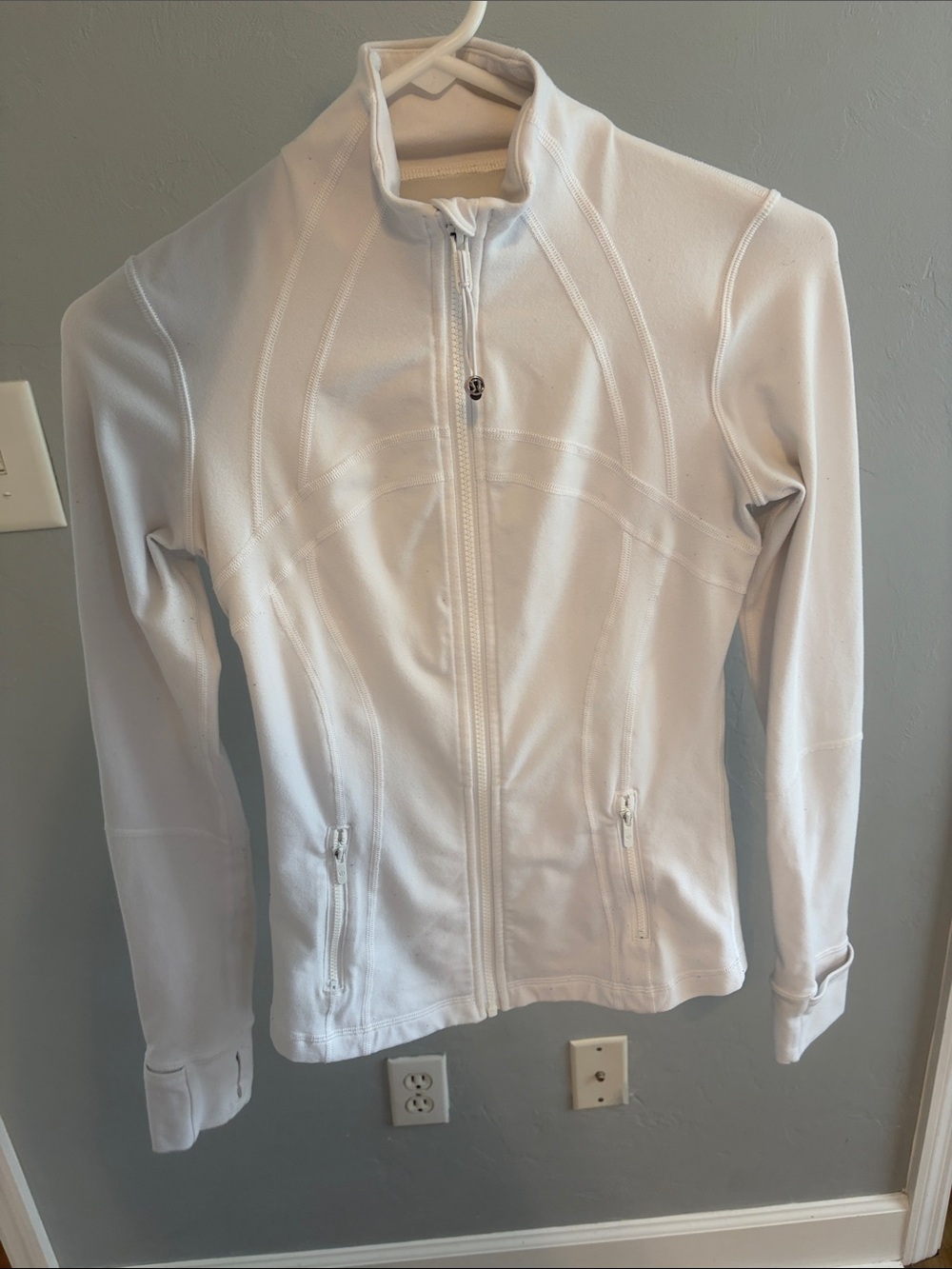 lululemon athletica White Full-Zip Utility Jacket